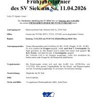 Frühjahrsturnier und Sieker TT-Jugendturnier 2026